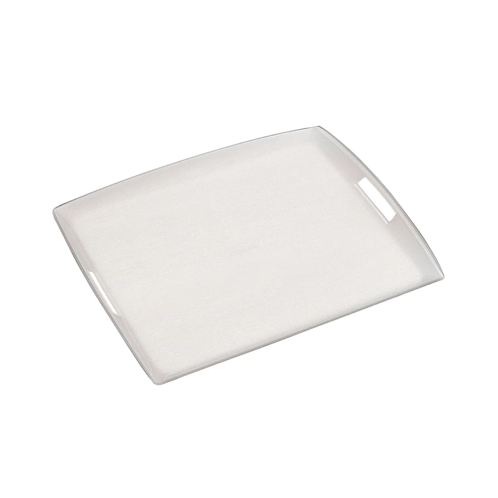 ACRYLIC TRAY 54X43CM SECRET IVORY