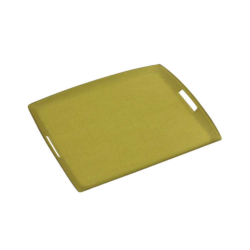 ACRYLIC TRAY 54X43CM SECRET GREEN