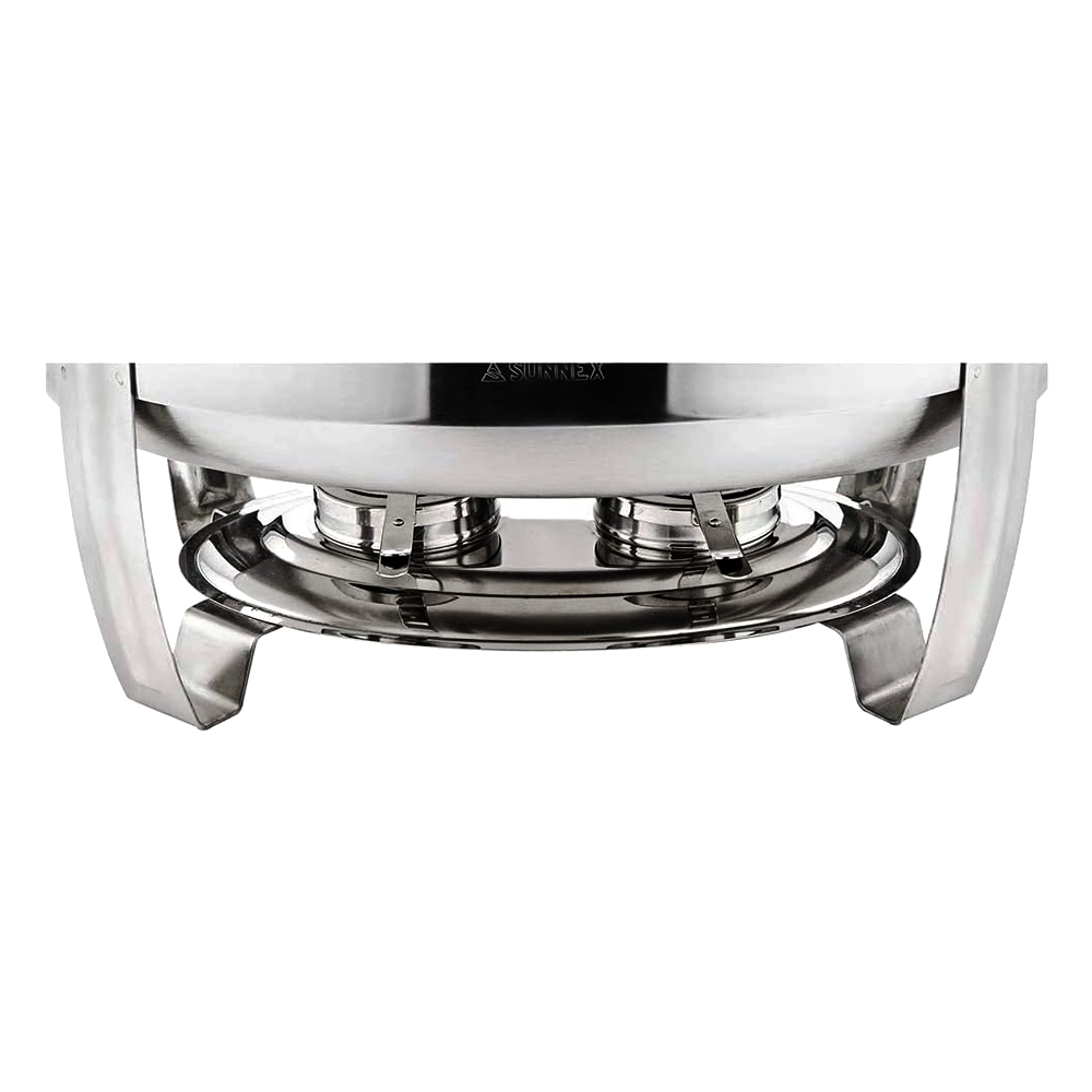 S/S Chafer Oval 70Mm Deep 9.0Ltr