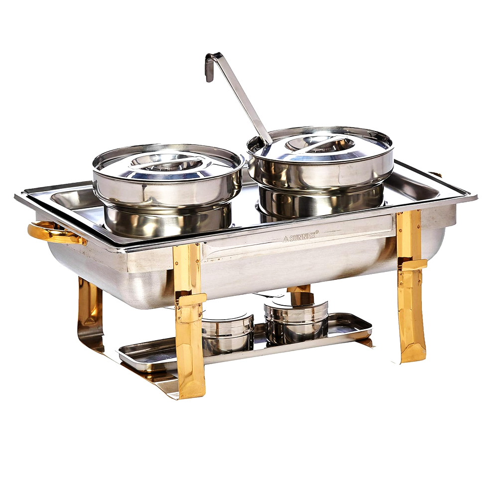 S/S Chafing Dish Double Marine Gold