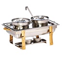 S/S Chafing Dish Double Marine Gold