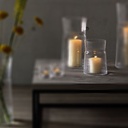 Gio Line Lantern/Vase H18.5cm Clear