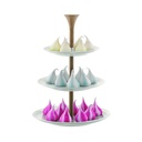 Pearl Tiered Cakestand H37cm