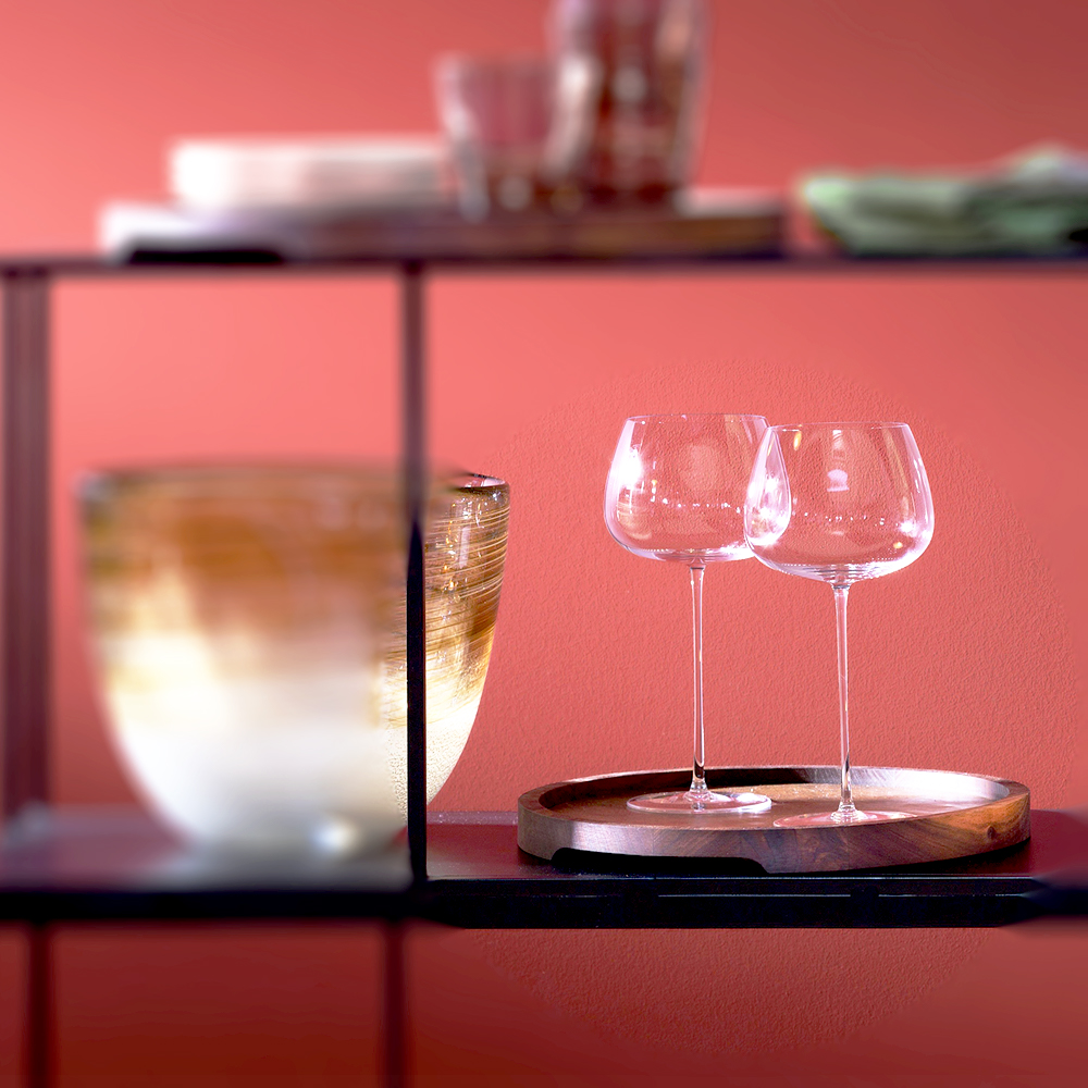 City Serving Tray 40cm Walnut/Cork