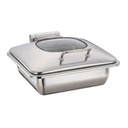 Square Chafing Dish Mechanical Damping 6Ltr