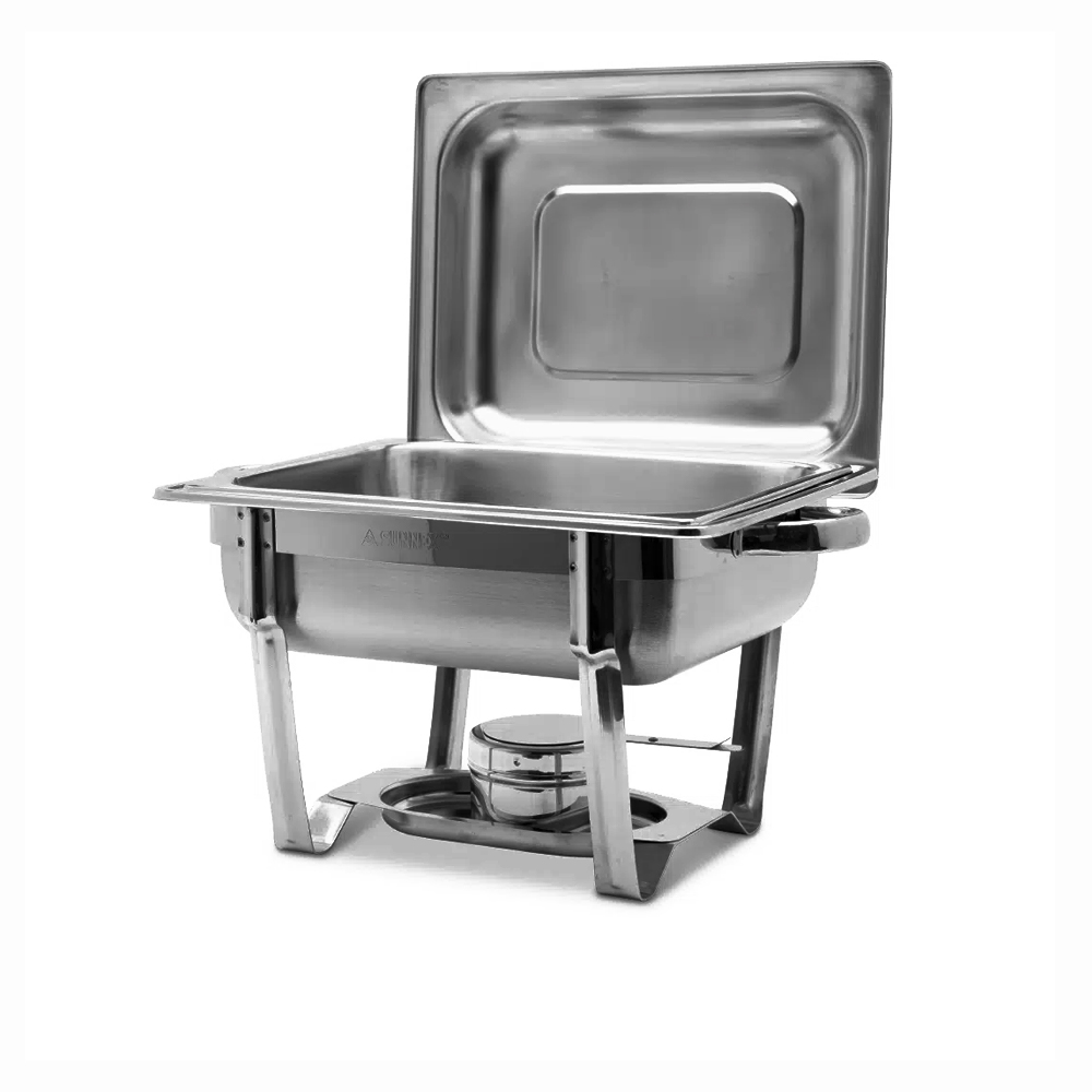 S/S Chafer Half Size Stackable 4.5 Ltr