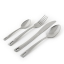 Thin Rack Hanging Plain Cutlery Set 24pcs