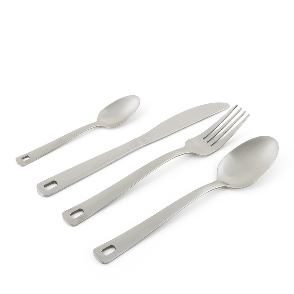 N Rack Hanging All Matte Finish Cutlery Set 24pcs