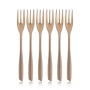Eleven Sahara Cake Fork Set - 6pcs