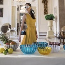 Dolcevita 30cm Plastic Bowl Large - Amber