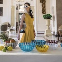 Dolcevita 25cm Plastic Bowl Medium - Blue