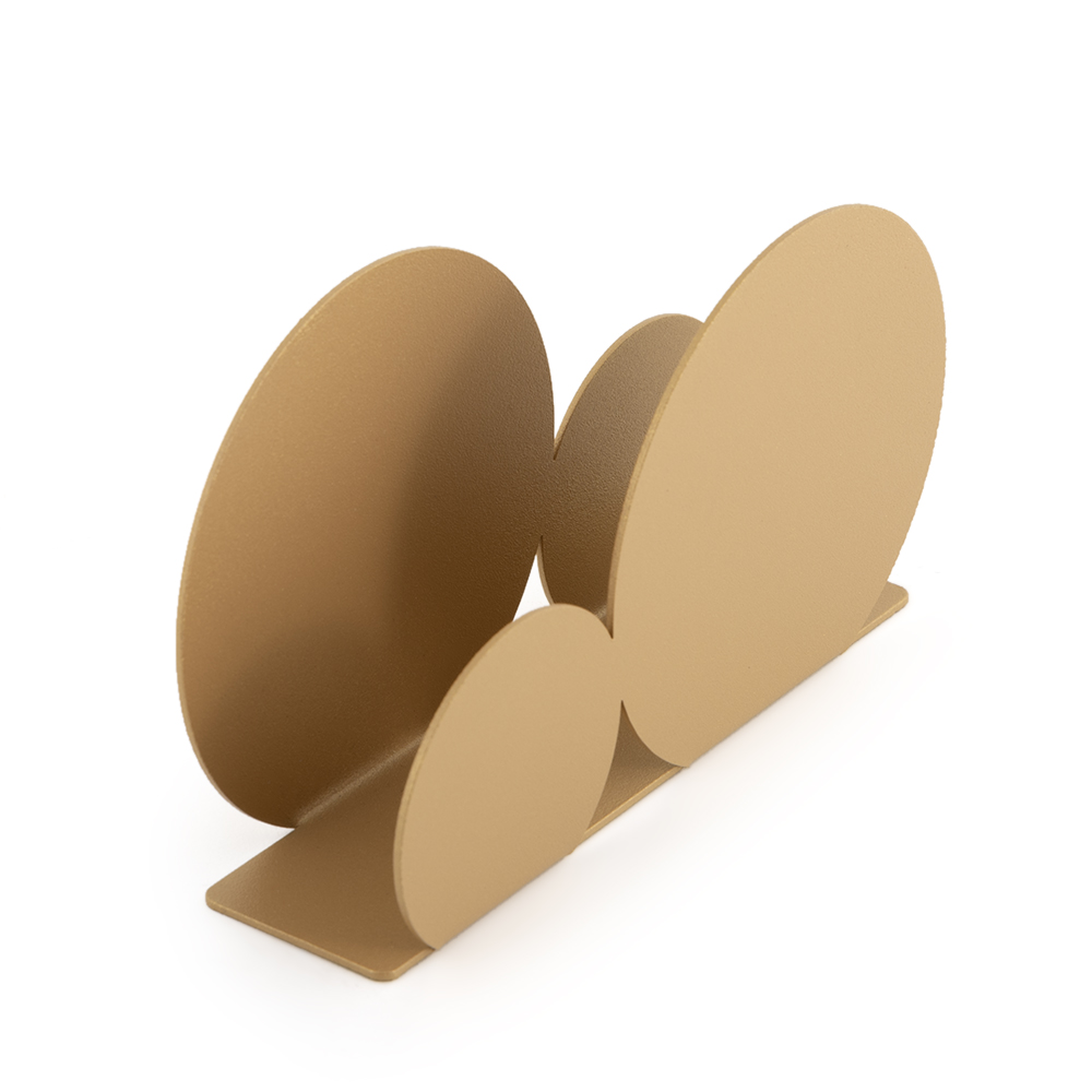Multi Circle Napkin Holder - Matte Gold