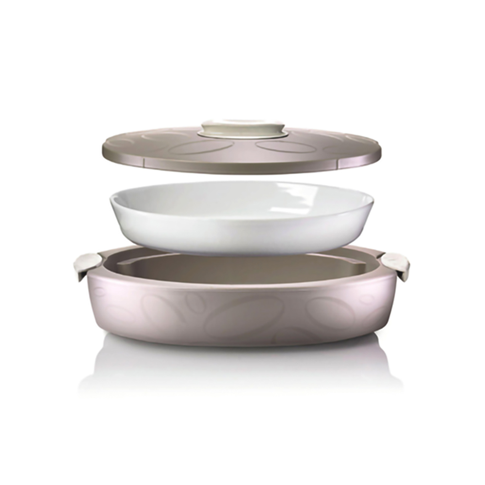 Enjoy Thermal Oval Carrier 4Ltr Hazelnut