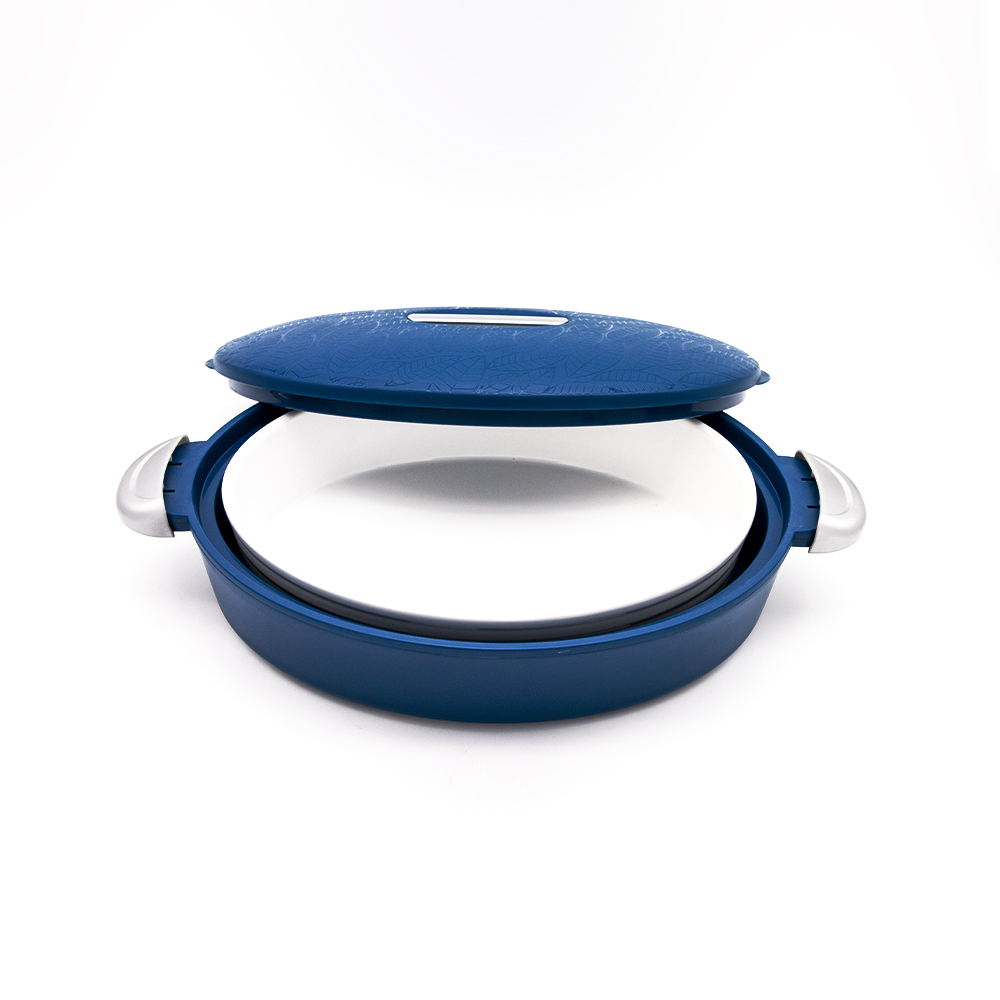 Oval Insulated Server Foliage 2.8L - Blue