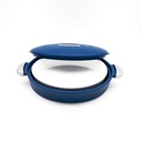 Oval Insulated Server Foliage 2.8L - Blue