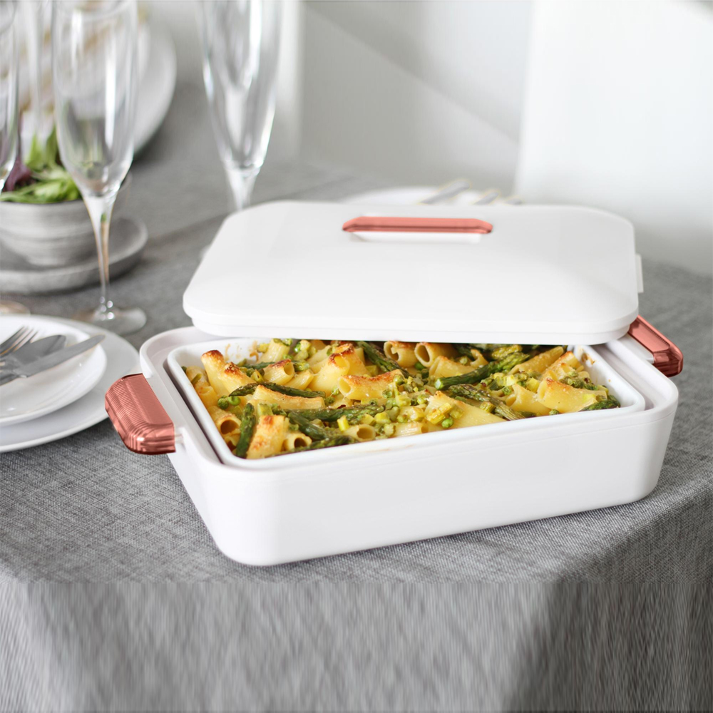 Rect Insulated Server Colorado 2.8L - White / Rose