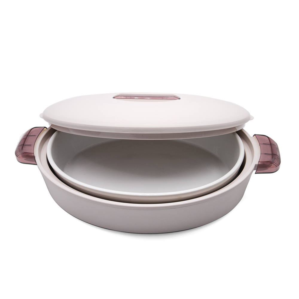 Oval Insulated Server Colorado 2.8L - White/Rose