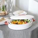 Oval Insulated Server Colorado 2.8L - White/Rose