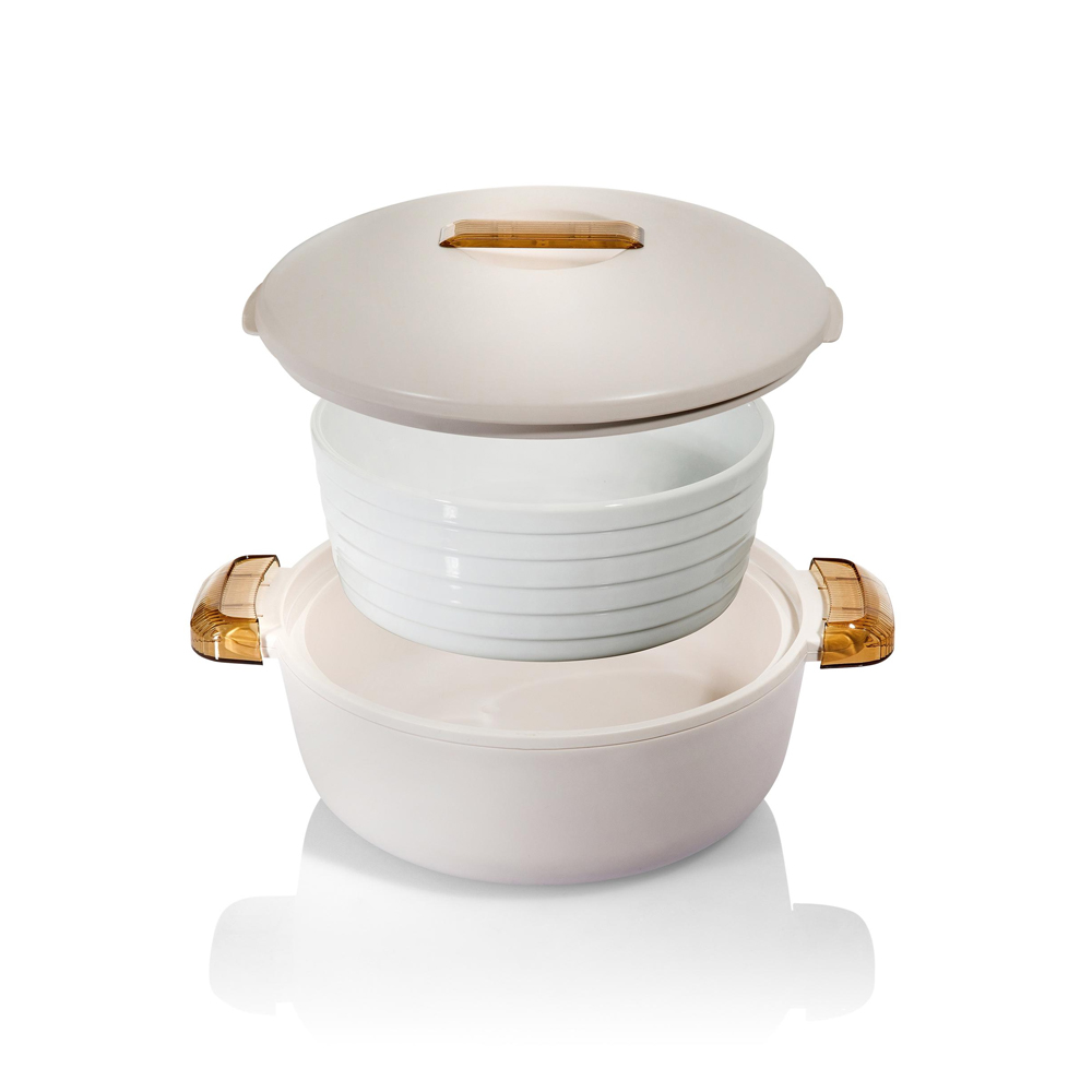 Round Insulated Server Colorado 2.3L White/Amber