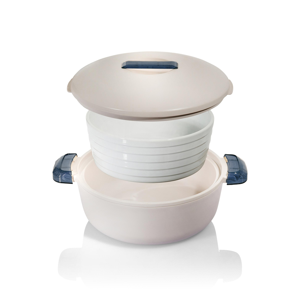 Round Insulated Server Colorado 2.3L White/Pale Blue