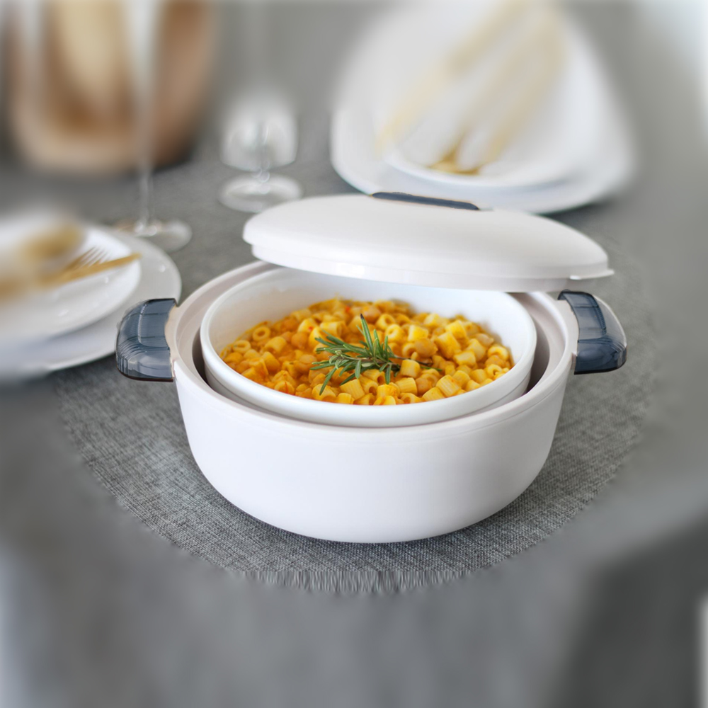 Round Insulated Server Colorado 2.3L White/Pale Blue