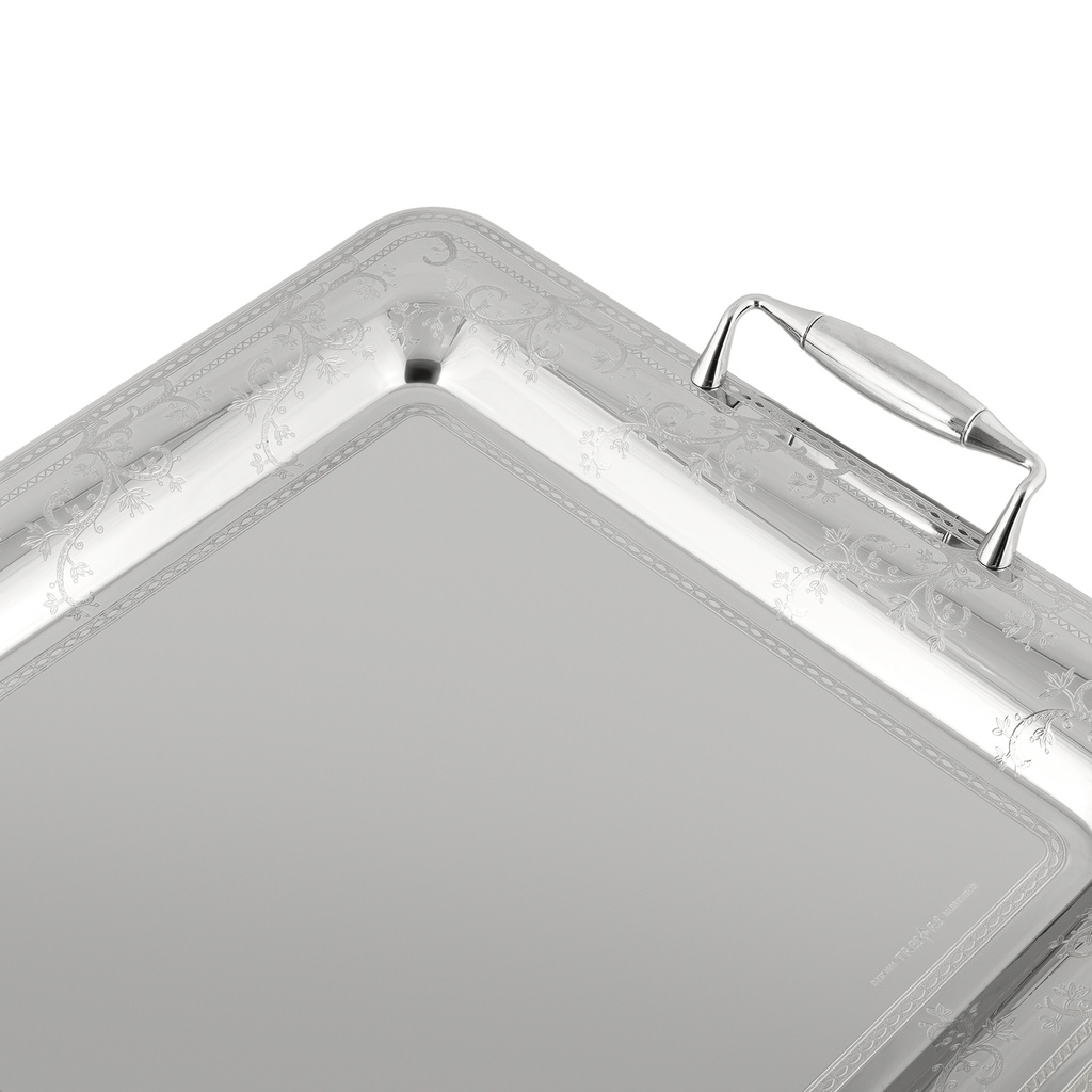Cairo Inox 5 Rectangular Tray Silver
