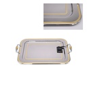 Patrizia 2Lines Gold Rectangular Tray