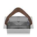 Tea Bags Holder with Brown Handle