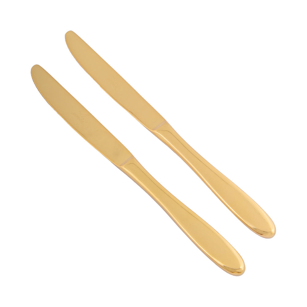 Londra Oro Table Knife Set - 2pcs
