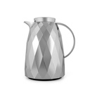 Swirl Cone Silver Vacuum Flask - 1 Litre