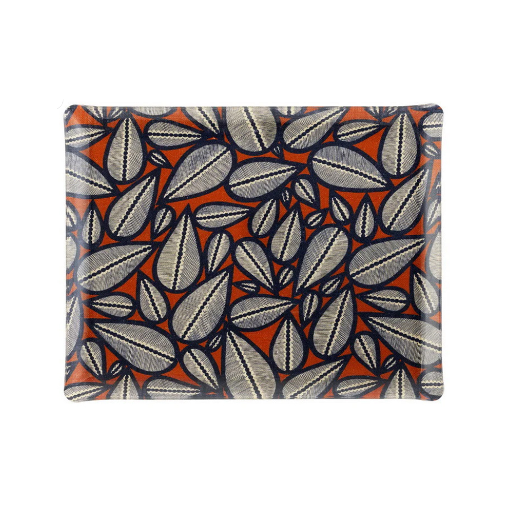 صينية اكريليك بلون أحمر