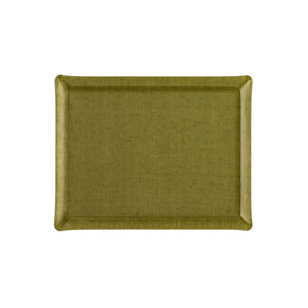 Acrylic Tray 46x36cm - Linen Green