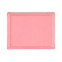 Linen Acrylic Tray 46x36cm - Pink
