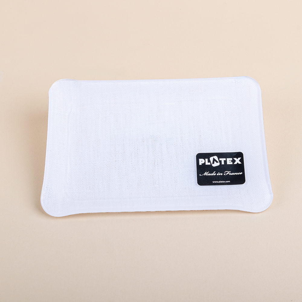 صينية بلاتو أكريليك - أبيض