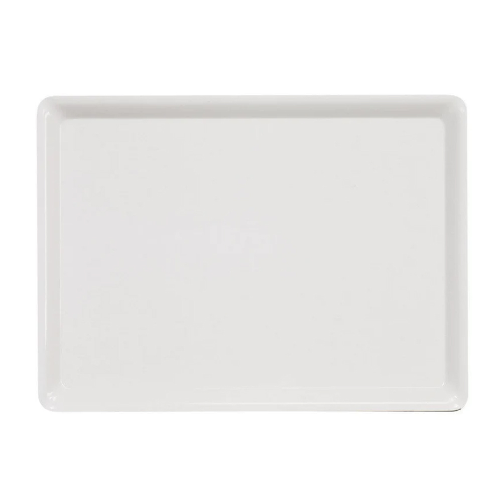 صينية اس مستطيلة الشكل 28x38سم - ابيض