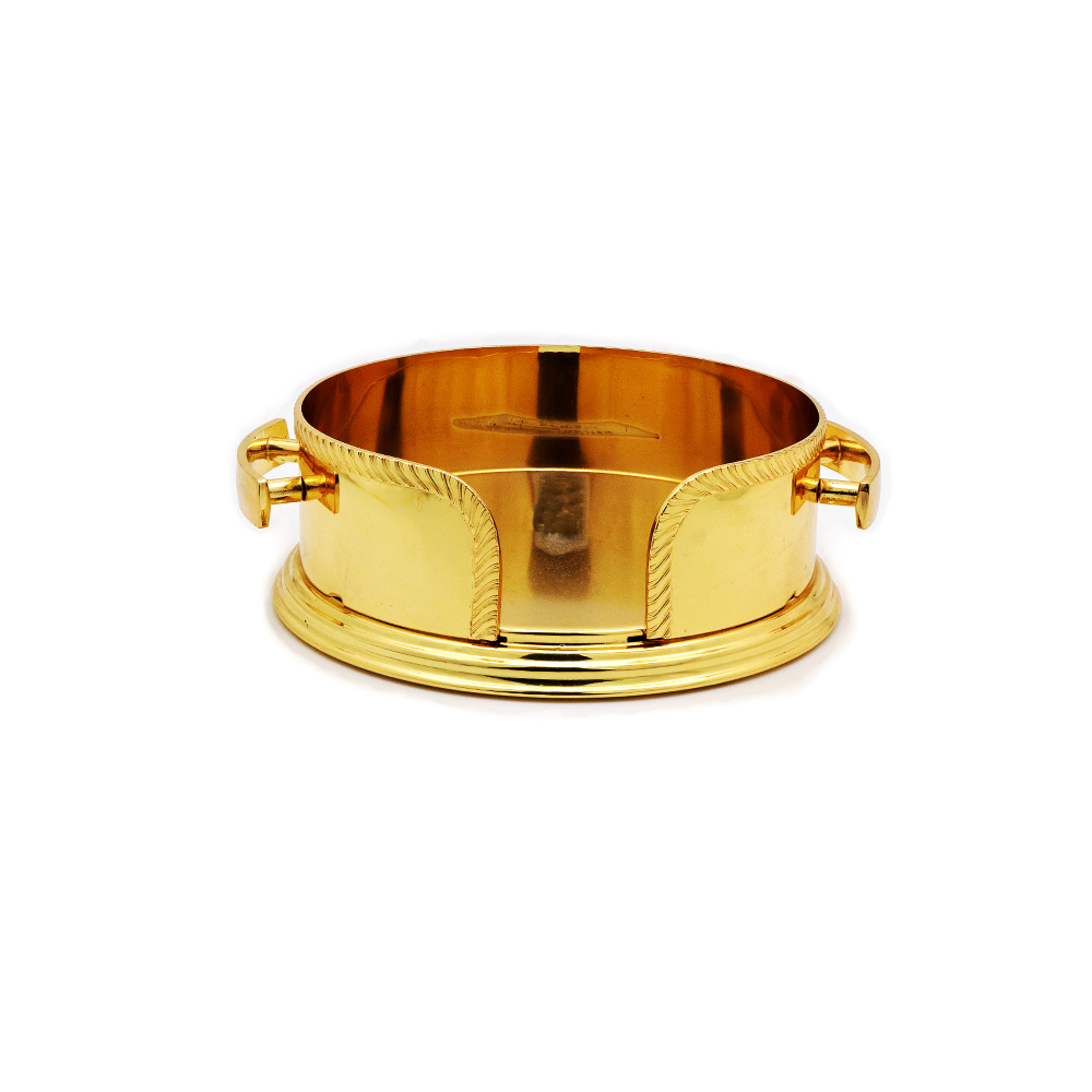 حامل أطباق متوسطة الحجم - ذهبي