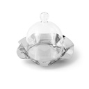 Fiori Stainless Steel Small Plate with Dome