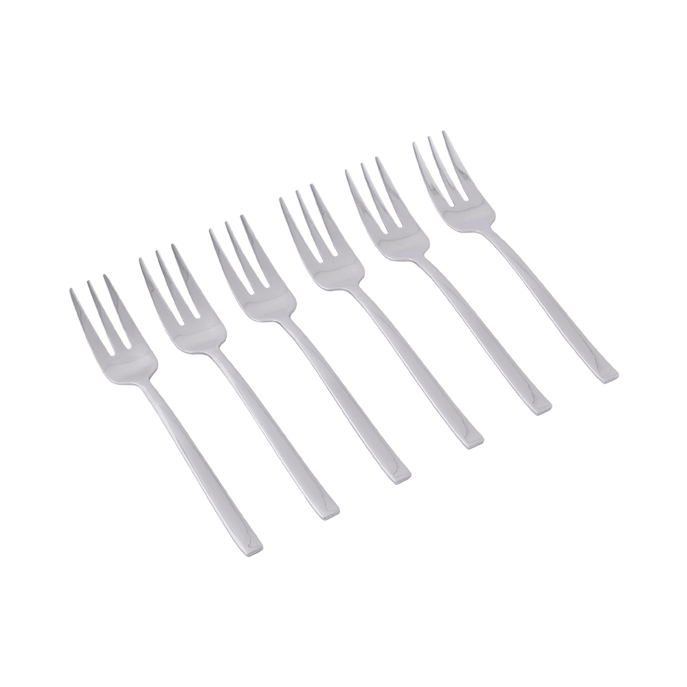 Plain Cake Fork Set - 6pcs