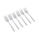 Plain Cake Fork Set - 6pcs