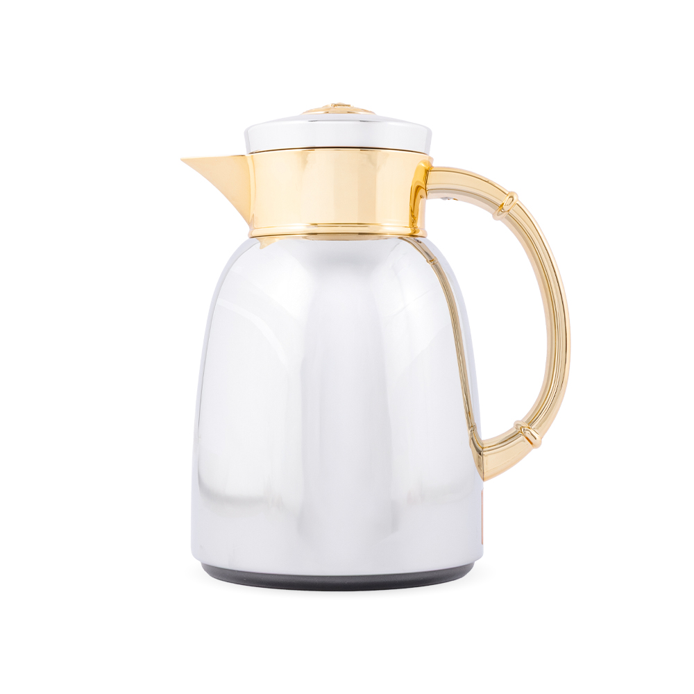 Chrome/Gold Vacuum Flask - 650ml