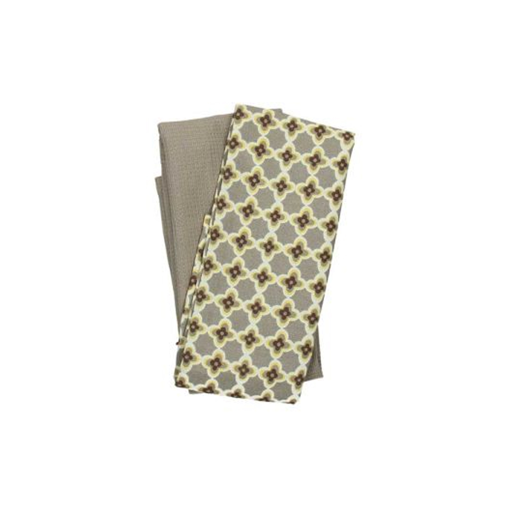 Ortigia Set of 2 Kitchen Towels - Yellow