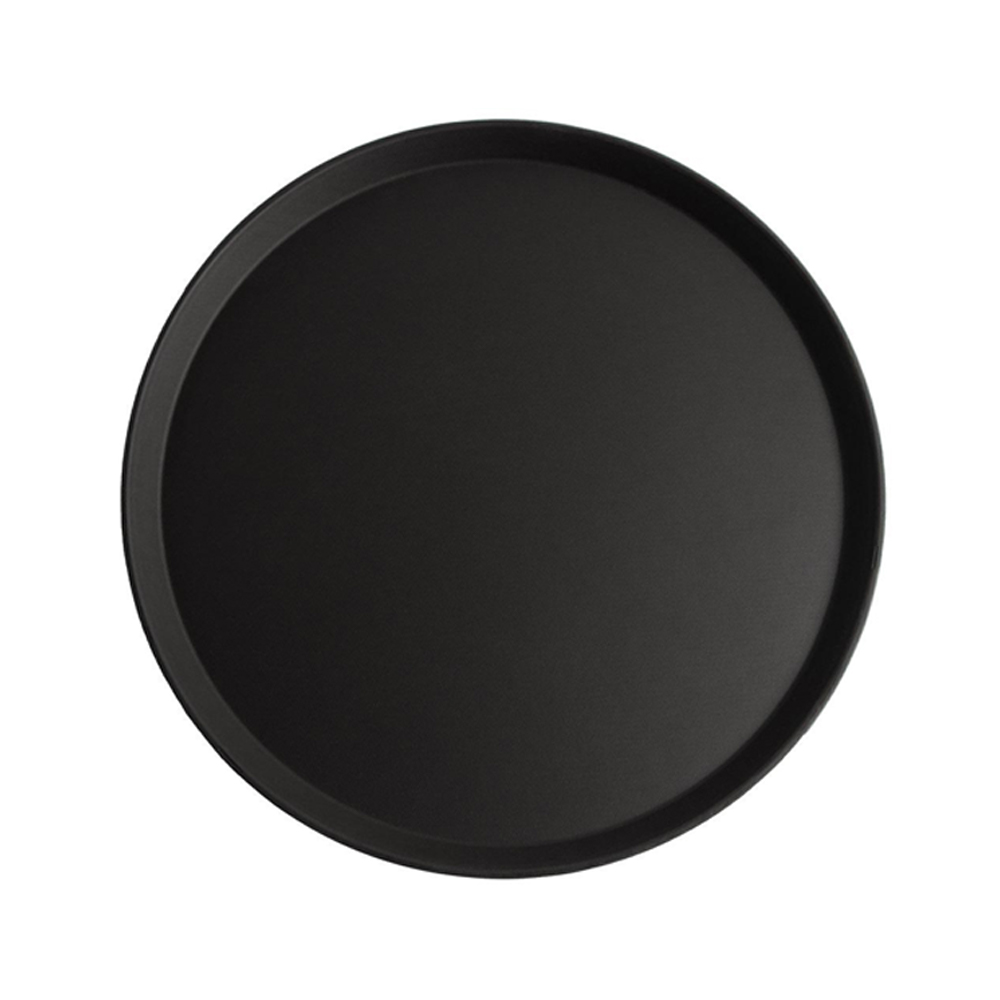 Non Slip Serving Tray 41x2.8cm - Black Rubber