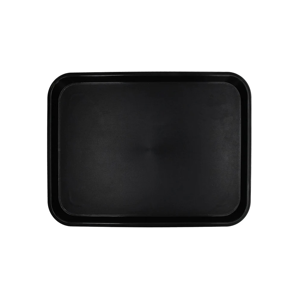Non Slip Serving Tray 41.5x30.5cm - Black Rubber
