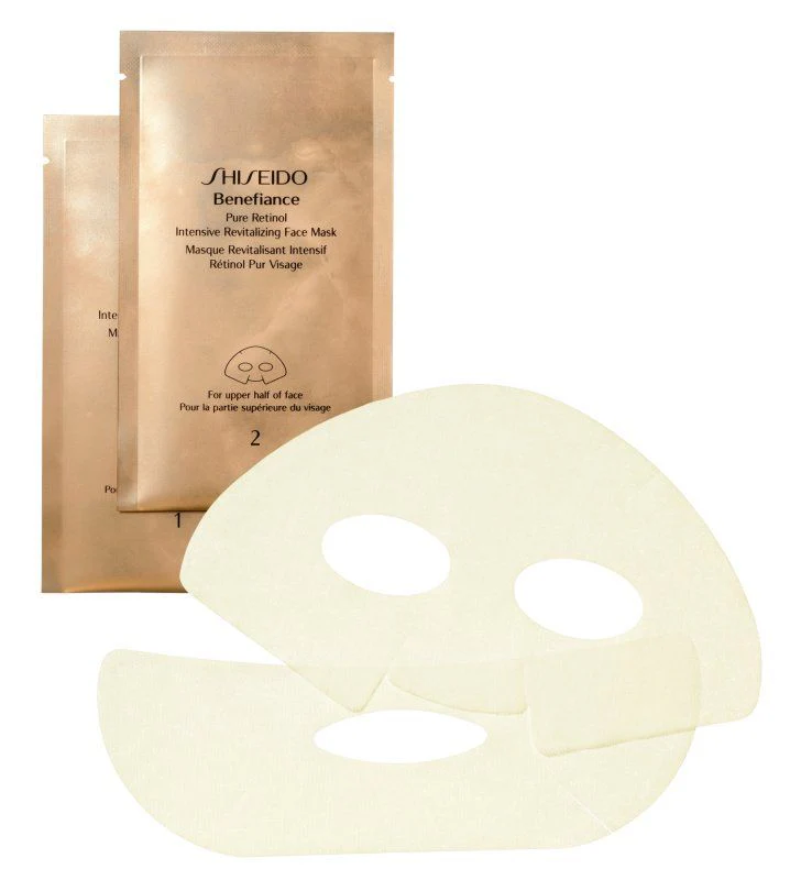Benefiance Pure Retinol Intensive Revitalizing Face Mask - 4 pcs