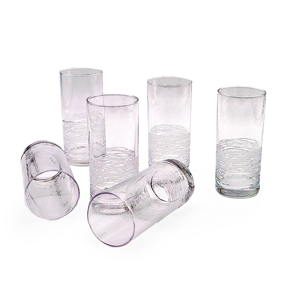 Frosted Tumbler Glass Set - 6pcs