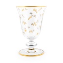 Gold Leaves Stemware Glass Set 6pcs