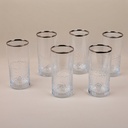 Platinum Tumbler Glass Set - 6pcs