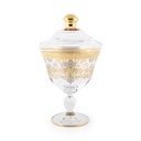 Turkish Decorative Stemware Bowl - Gold/Platinum