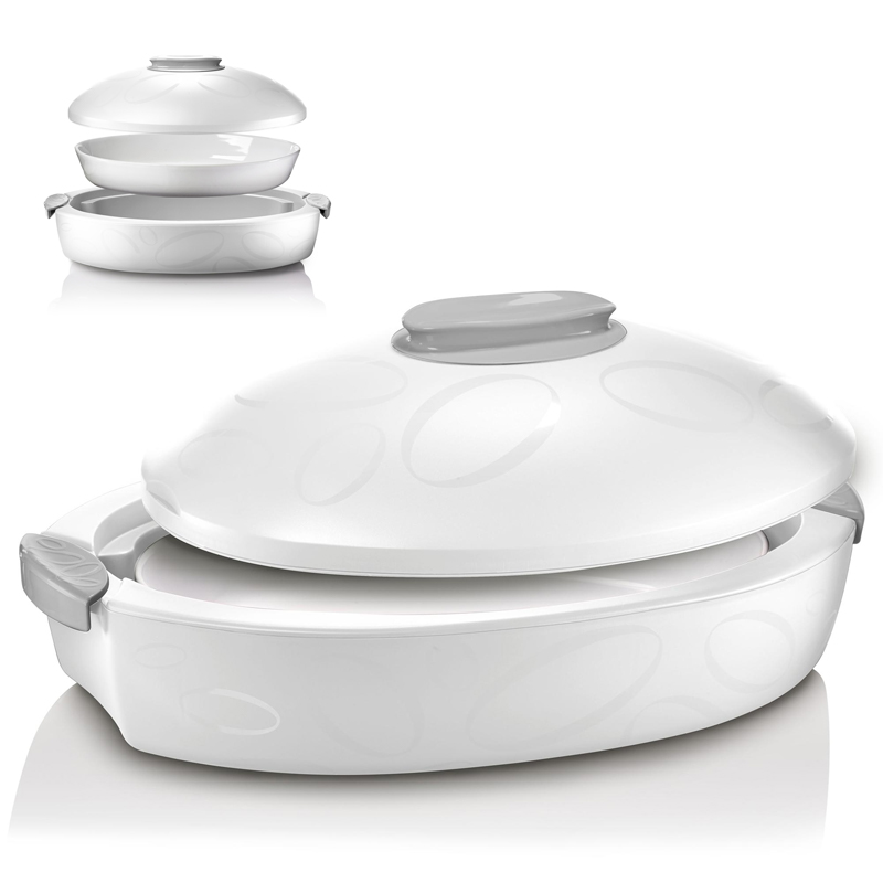 White Tuttocaldo Insulated Server Gourmet - 4L