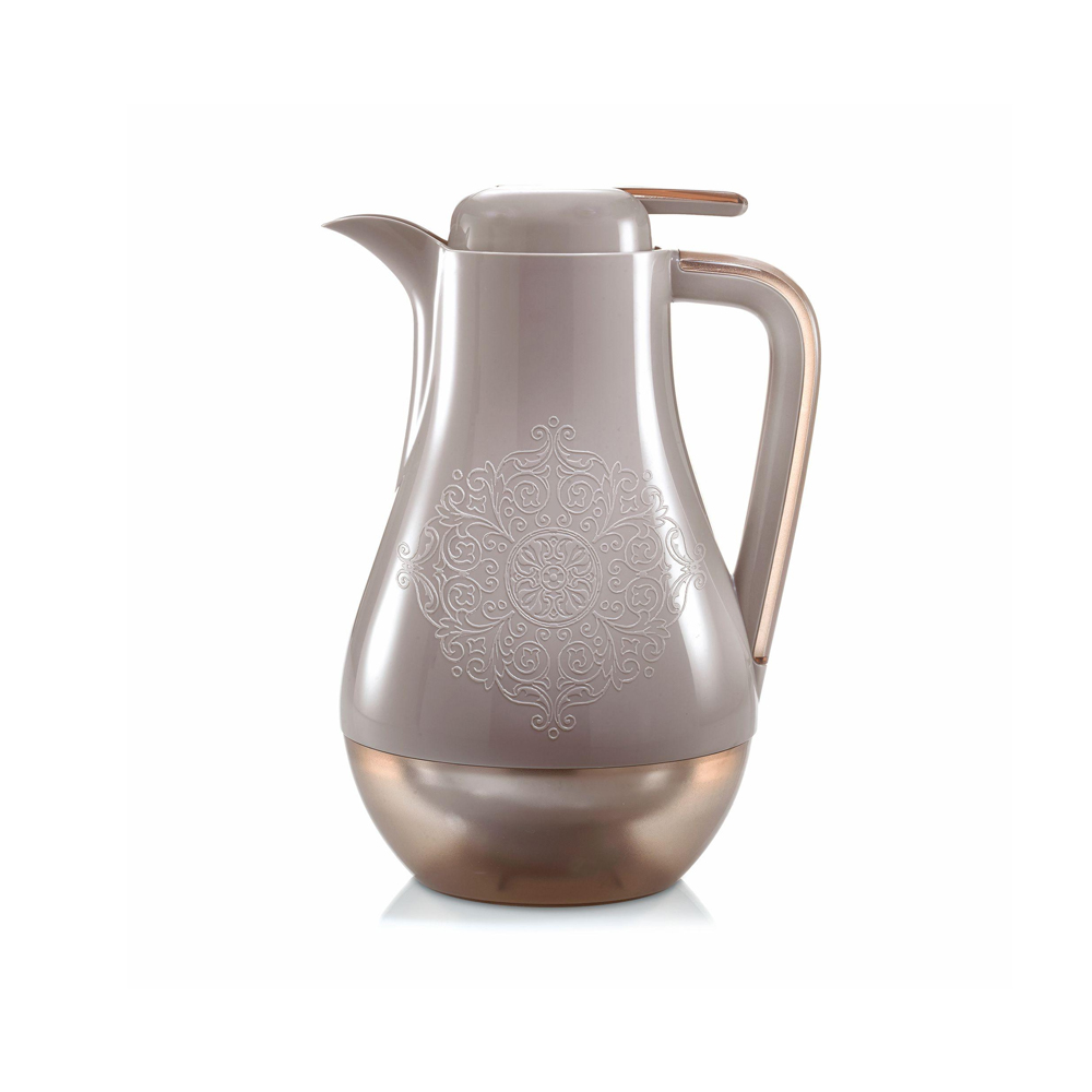  Arabesque Coffe Dallah - 1L - Chrome Gold